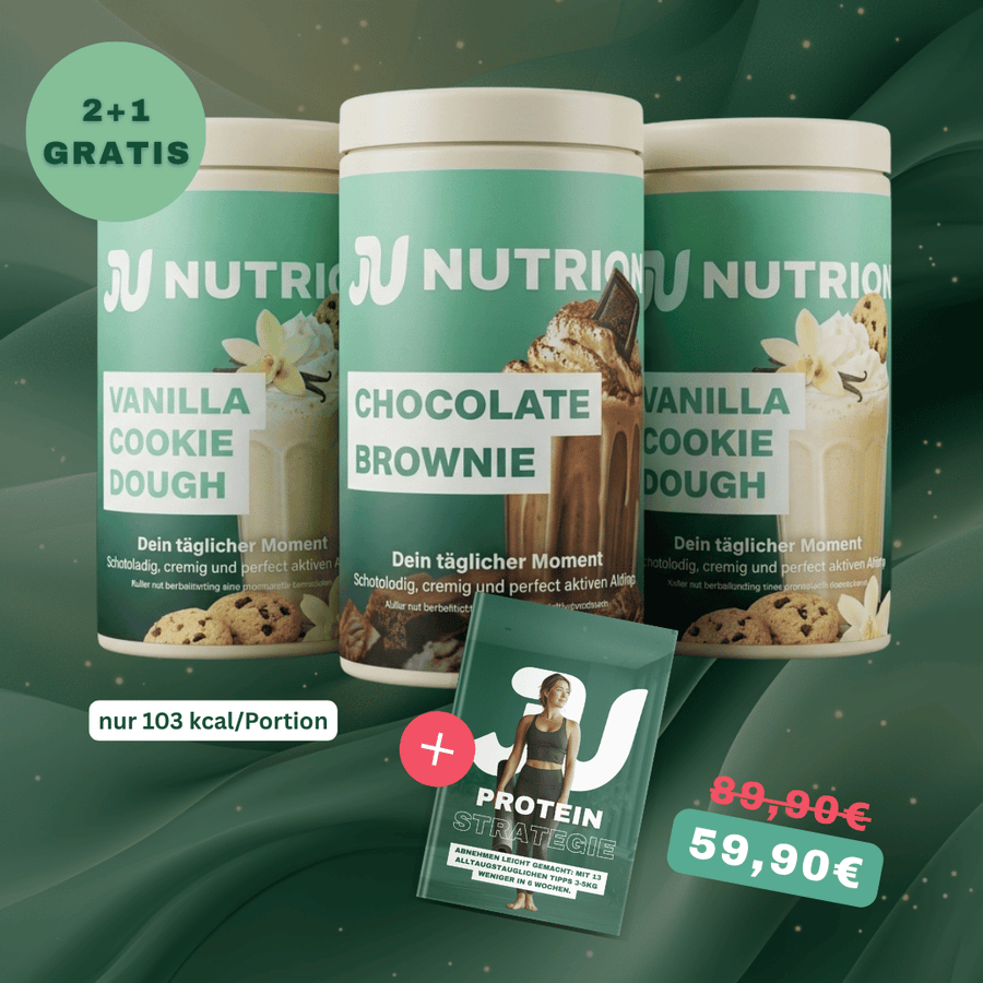 2+1 JU Proteinpulver – 3 Dosen zum Preis von 2